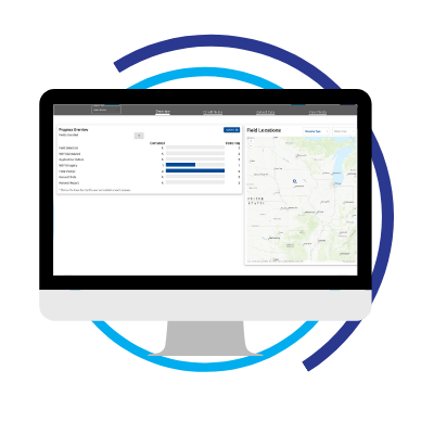 Computer screen of INTENT systems