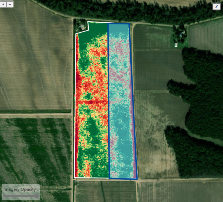 Satellite Imagery Shows Crop Planting Layer 
